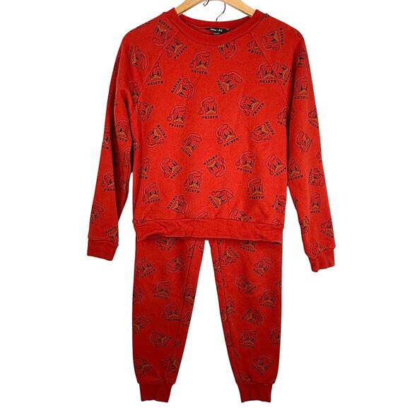 Disney X AE Donald Duck Feisty Christmas Sweats Set XS - Picture 3 of 11
